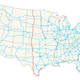 Illustration for article titled The Ten Best Routes For Driving Across America